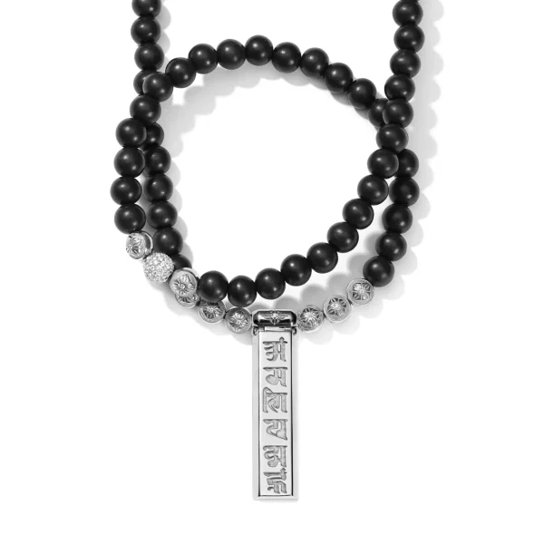 Shamballa Jewels Gold Bar Pendant - Large Clearance